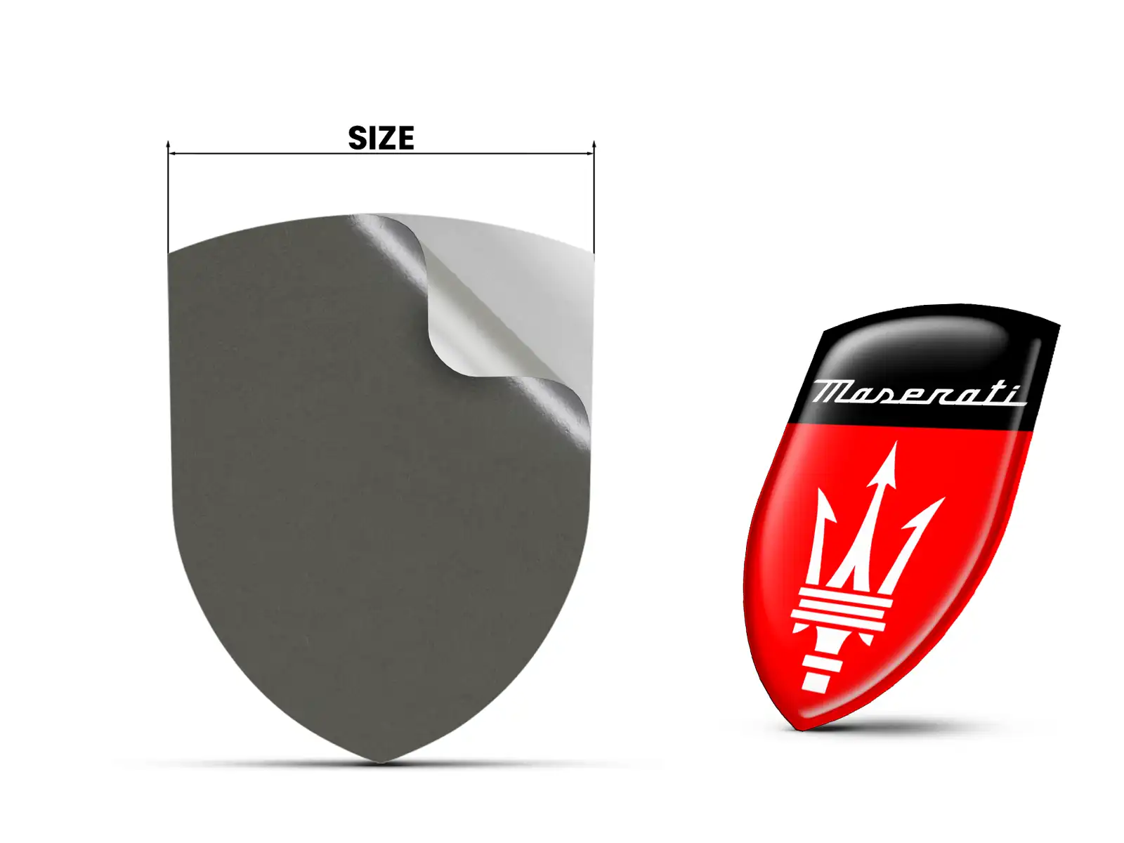 Maserati Autocollants Pare-Chocs Résistants Haut de Gamme Pro